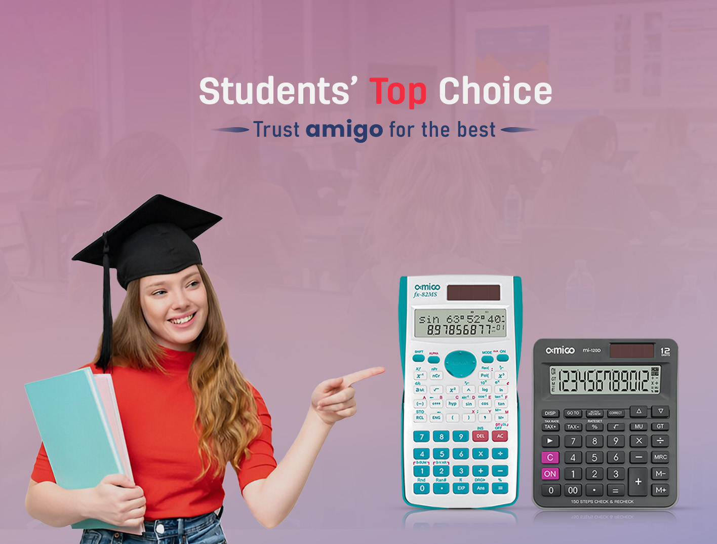 Amigo Calculator Mobile Banner